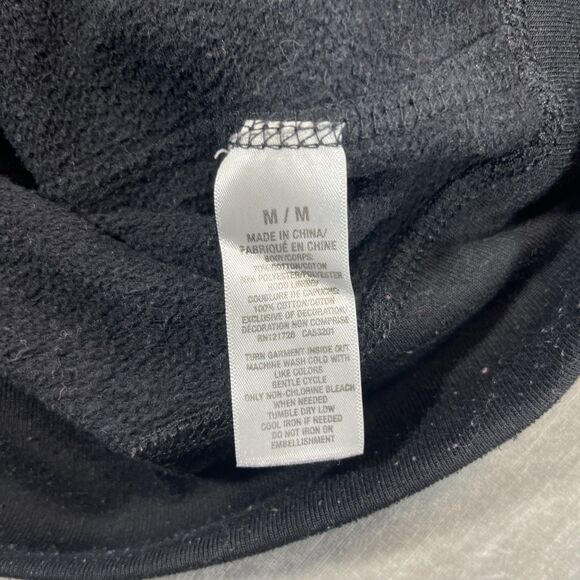 Aeropostale Womens Medium Black NY Raised Letter Full Zip Hoodie - Picture 5 of 10